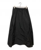 ENFOLDエンフォルド）の古着「PANEL SKIRT パネルスカート　300GA231-1640」｜ブラック