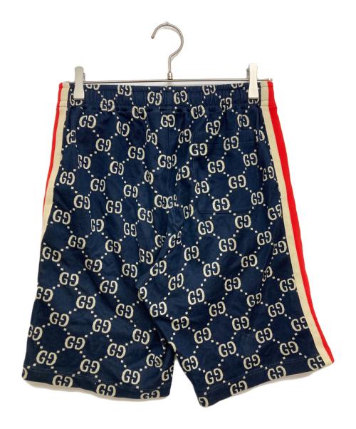 GUCCI（グッチ）GUCCI (グッチ) ハーフパンツ 474632 X9V05 ネイビー サイズ:SIZE XSの古着・服飾アイテム