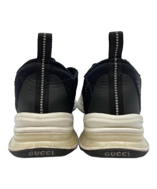 GUCCI（グッチ）GUCCI (グッチ) RUN/スニーカー 714657 ブラック サイズ:SIZE 26cmの古着・服飾アイテム