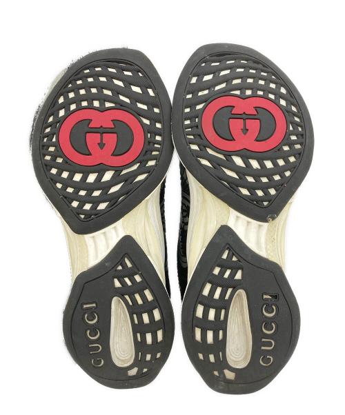 GUCCI（グッチ）GUCCI (グッチ) RUN/スニーカー 714657 ブラック サイズ:SIZE 26cmの古着・服飾アイテム