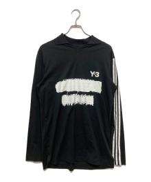 Y-3（ワイスリー）の古着「U GFX LOGO LS T　JN4876」｜ブラック