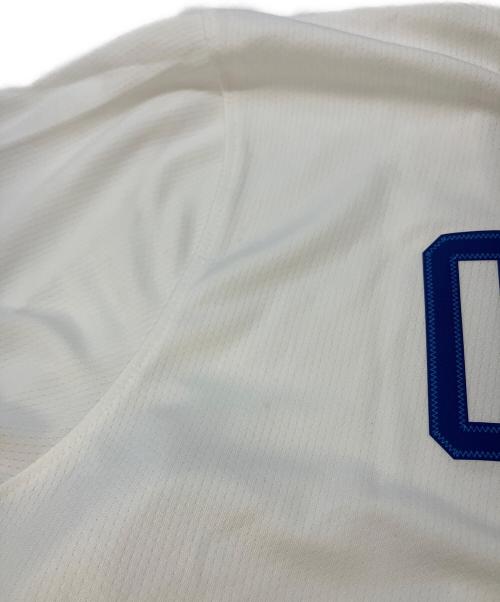 NIKE（ナイキ）NIKE (ナイキ) ベースボールシャツ LM25-LDHO ホワイト×ブルー サイズ:SIZE Lの古着・服飾アイテム