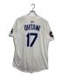 NIKE (ナイキ) ベースボールシャツ LM25-LDHO ホワイト×ブルー サイズ:SIZE L：15000円