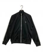 FRED PERRYフレッドペリー）の古着「Taped Track Jacket　J4620」｜ブラック