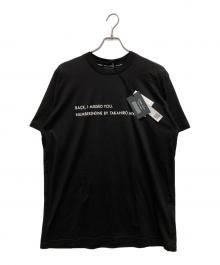 NUMBER (N)INE by Takahiro Miyashita（ナンバーナイン）の古着「BACK, I MISSED YOU. Tシャツ　NGT.26-001/3」｜ブラック