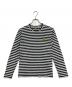CDG（シーディージー）の古着「LONG SLEEVED T-SHIRT WITH EMBLEM　SJ-T010」｜ホワイト×ネイビー