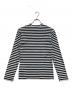 CDG (シーディージー) LONG SLEEVED T-SHIRT WITH EMBLEM　SJ-T010 ホワイト×ネイビー サイズ:SIZE S：13000円