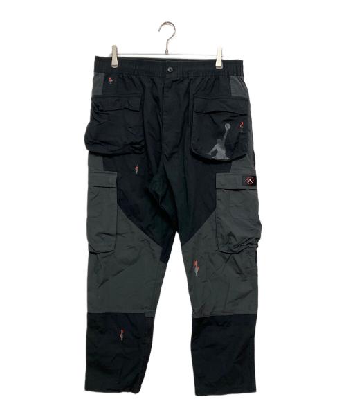 JORDAN（ジョーダン）JORDAN (ジョーダン) Travis Scott (トラヴィススコット) マルチポケットカーゴパンツ ブラック サイズ:SIZE XLの古着・服飾アイテム