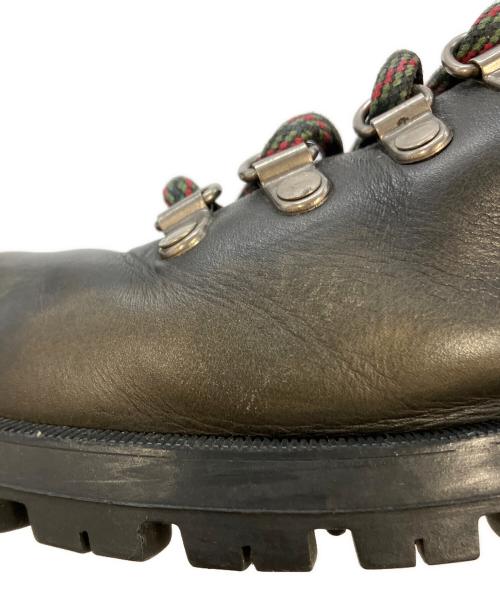 GUCCI（グッチ）GUCCI (グッチ) トレッキングブーツ　181853 カーキ サイズ:SIZE7の古着・服飾アイテム