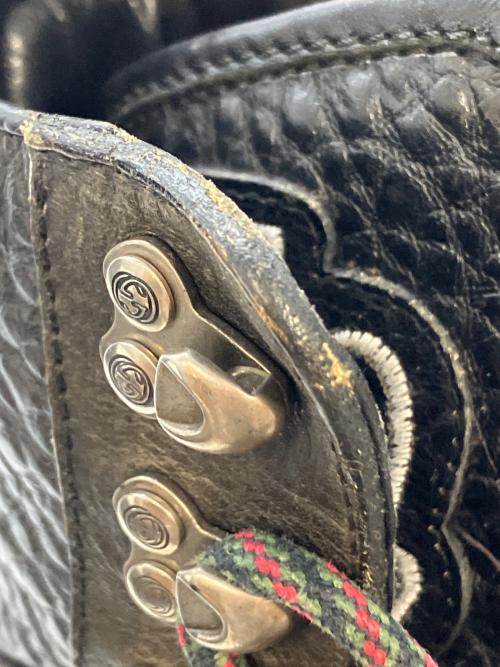 GUCCI（グッチ）GUCCI (グッチ) トレッキングブーツ　181853 カーキ サイズ:SIZE7の古着・服飾アイテム