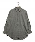 POLO RALPH LAUREN LOWELL SPORTポロ ラルフローレン ロウェル スポーツ）の古着「LOWELL SPORT/ネルシャツ」｜グレー