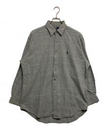 POLO RALPH LAUREN LOWELL SPORT（ポロ ラルフローレン ロウェル スポーツ）の古着「LOWELL SPORT/ネルシャツ」｜グレー