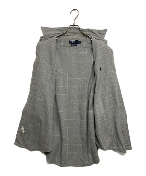 POLO RALPH LAUREN LOWELL SPORT（ポロ ラルフローレン ロウェル スポーツ）POLO RALPH LAUREN LOWELL SPORT (ポロ ラルフローレン ロウェル スポーツ) LOWELL SPORT/ネルシャツ グレー サイズ:SIZE Lの古着・服飾アイテム