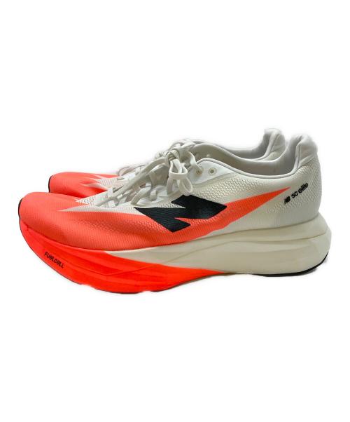 NEW BALANCE（ニューバランス）NEW BALANCE (ニューバランス) フューエルセル スーパーコンプ　MRCELLR5 エリート ホワイト×オレンジ サイズ:SIZE 27の古着・服飾アイテム
