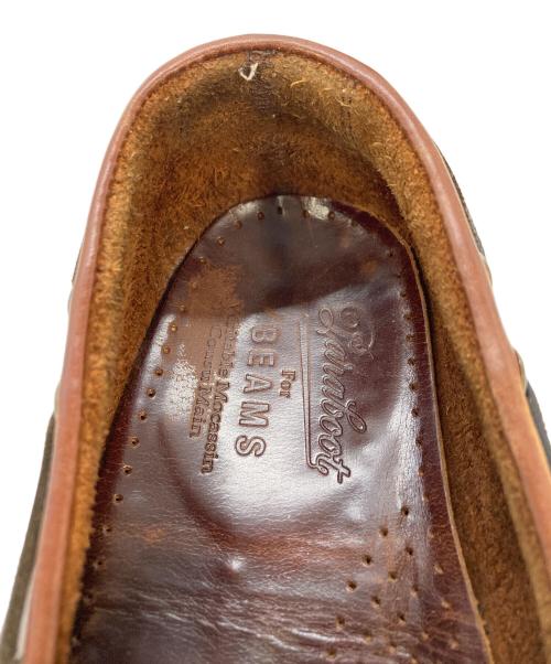 PARABOOT（パラブーツ）PARABOOT (パラブーツ) BEAMS (ビームス) デッキシューズ ブラウン サイズ:実寸参照の古着・服飾アイテム