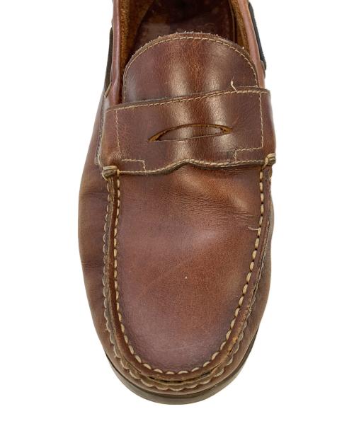 PARABOOT（パラブーツ）PARABOOT (パラブーツ) BEAMS (ビームス) デッキシューズ ブラウン サイズ:実寸参照の古着・服飾アイテム