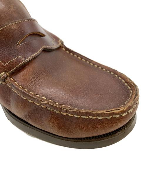 PARABOOT（パラブーツ）PARABOOT (パラブーツ) BEAMS (ビームス) デッキシューズ ブラウン サイズ:実寸参照の古着・服飾アイテム