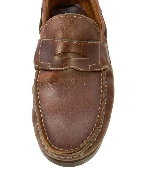 PARABOOT（パラブーツ）PARABOOT (パラブーツ) BEAMS (ビームス) デッキシューズ ブラウン サイズ:実寸参照の古着・服飾アイテム