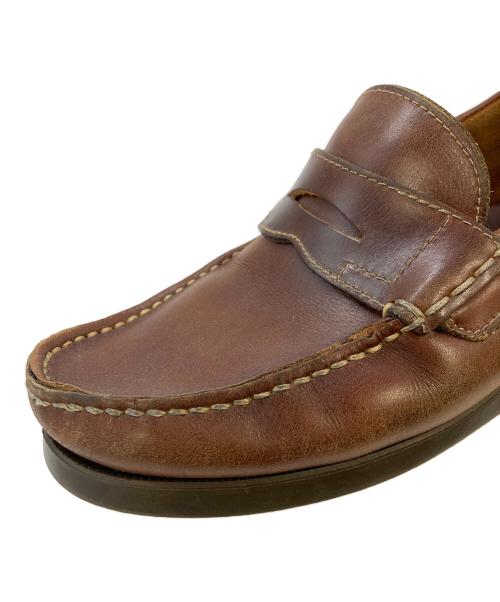 PARABOOT（パラブーツ）PARABOOT (パラブーツ) BEAMS (ビームス) デッキシューズ ブラウン サイズ:実寸参照の古着・服飾アイテム