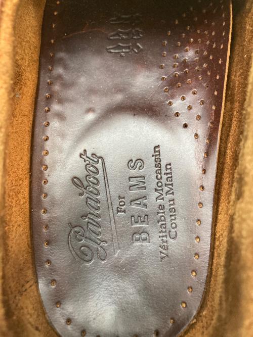 PARABOOT（パラブーツ）PARABOOT (パラブーツ) BEAMS (ビームス) デッキシューズ ブラウン サイズ:実寸参照の古着・服飾アイテム