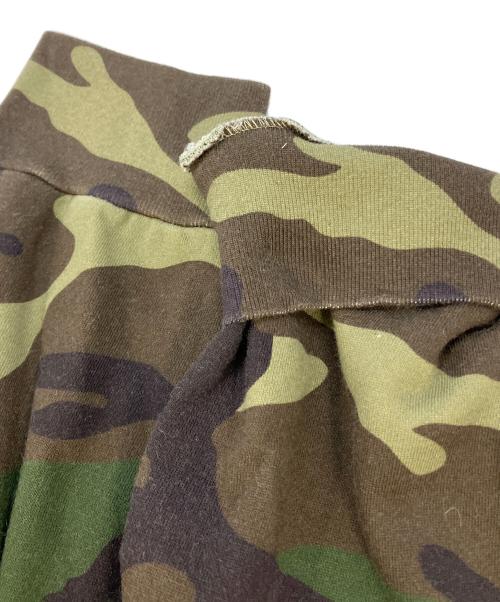 CELINE（セリーヌ）CELINE (セリーヌ) BANDS HOODIE/レイヤードデザインカモフラパーカー 2Y85A885M カーキ サイズ:SIZE XSの古着・服飾アイテム