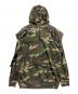 CELINE（セリーヌ）の古着「BANDS HOODIE/レイヤードデザインカモフラパーカー 2Y85A885M」｜カーキ