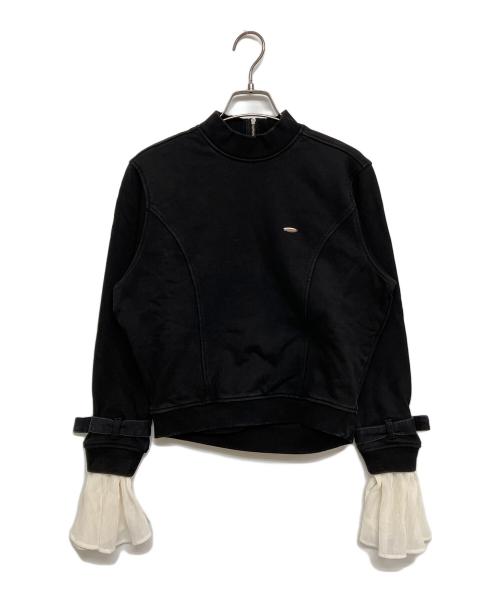 Tanaka Daisuke（タナカ ダイスケ）Tanaka Daisuke (タナカ ダイスケ) cuffs belted pullover/カフスベルテッドスウェット ブラック サイズ:SIZE Free 未使用品の古着・服飾アイテム