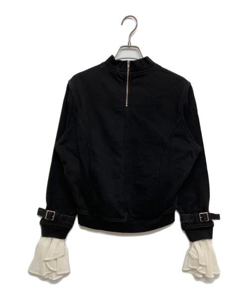 Tanaka Daisuke（タナカ ダイスケ）Tanaka Daisuke (タナカ ダイスケ) cuffs belted pullover/カフスベルテッドスウェット ブラック サイズ:SIZE Free 未使用品の古着・服飾アイテム