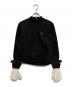 Tanaka Daisuke（タナカ ダイスケ）の古着「cuffs belted pullover/カフスベルテッドスウェット」｜ブラック