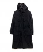 BALENCIAGAバレンシアガ）の古着「リボンダッフルコート」｜ブラック