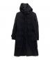 BALENCIAGA（バレンシアガ）の古着「リボンダッフルコート」｜ブラック