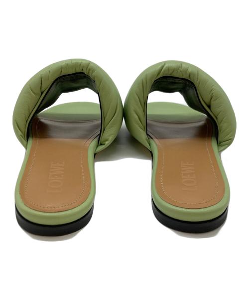 LOEWE（ロエベ）LOEWE (ロエベ) パデッドサンダル　812212 グリーン サイズ:SIZE 36の古着・服飾アイテム
