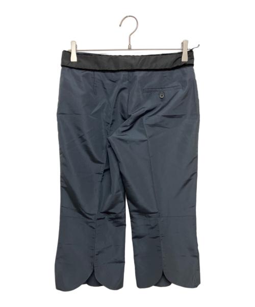 PRADA（プラダ）PRADA (プラダ) クロップド装飾パンツ ブラック サイズ:SIZE40の古着・服飾アイテム