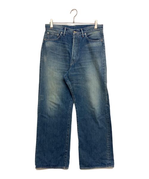 Graphpaper（グラフペーパー）Graphpaper (グラフペーパー) Selvage Denim Five Pocket Wide Straight インディゴ サイズ:SIZE 2の古着・服飾アイテム