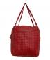 BOTTEGA VENETA (ボッテガベネタ) イントレチャートワンショルダーバッグ レッド サイズ:実寸参照：70000円