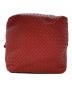中古・古着 BOTTEGA VENETA (ボッテガベネタ) イントレチャートワンショルダーバッグ レッド サイズ:実寸参照：70000円
