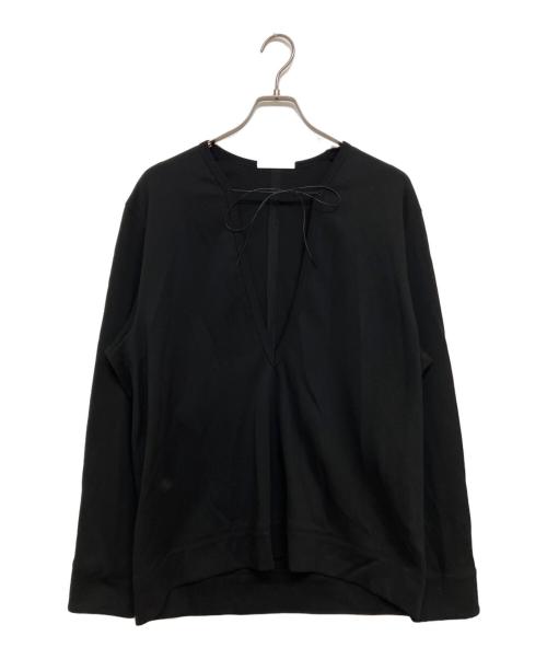 IRENISA（イレニサ）IRENISA (イレニサ) HENRY-NECK T-SHIRT ブラック サイズ:SIZE1 未使用品の古着・服飾アイテム
