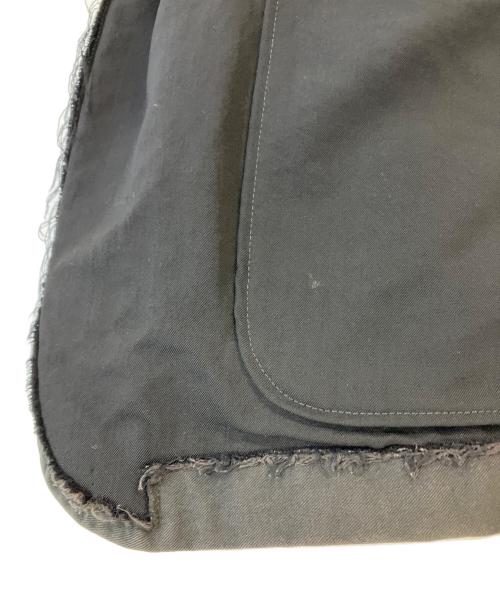 COMME des GARCONS HOMME（コムデギャルソン オム）COMME des GARCONS HOMME (コムデギャルソン オム) ホツレ加工 バイカラー リバーシブル 3Bテーラードジャケット　HG-J018 グレー×ブラック サイズ:SIZE Mの古着・服飾アイテム