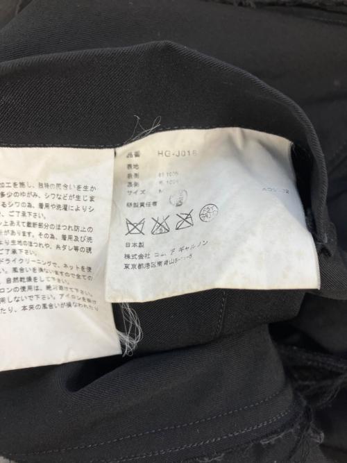 COMME des GARCONS HOMME（コムデギャルソン オム）COMME des GARCONS HOMME (コムデギャルソン オム) ホツレ加工 バイカラー リバーシブル 3Bテーラードジャケット　HG-J018 グレー×ブラック サイズ:SIZE Mの古着・服飾アイテム