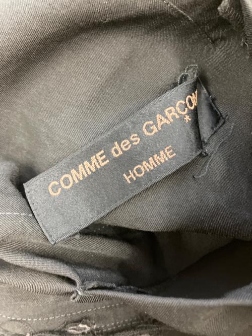 COMME des GARCONS HOMME（コムデギャルソン オム）COMME des GARCONS HOMME (コムデギャルソン オム) ホツレ加工 バイカラー リバーシブル 3Bテーラードジャケット　HG-J018 グレー×ブラック サイズ:SIZE Mの古着・服飾アイテム