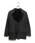 COMME des GARCONS HOMME（コムデギャルソン オム）の古着「ホツレ加工 バイカラー リバーシブル 3Bテーラードジャケット　HG-J018」｜グレー×ブラック