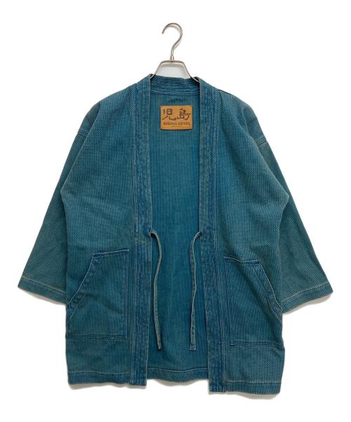 KOJIMA GENES（コジマジーンズ）KOJIMA GENES (コジマジーンズ) 刺し子 デニム 半纏　RNB-504UW ブルー サイズ:SIZE Mの古着・服飾アイテム