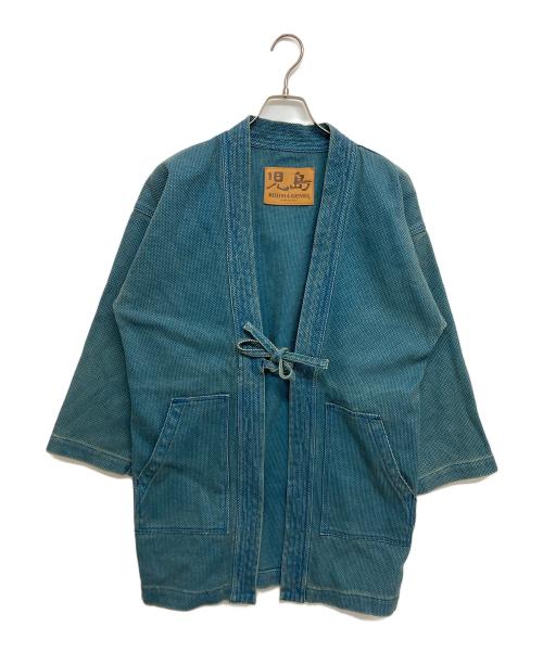 KOJIMA GENES（コジマジーンズ）KOJIMA GENES (コジマジーンズ) 刺し子 デニム 半纏　RNB-504UW ブルー サイズ:SIZE Mの古着・服飾アイテム