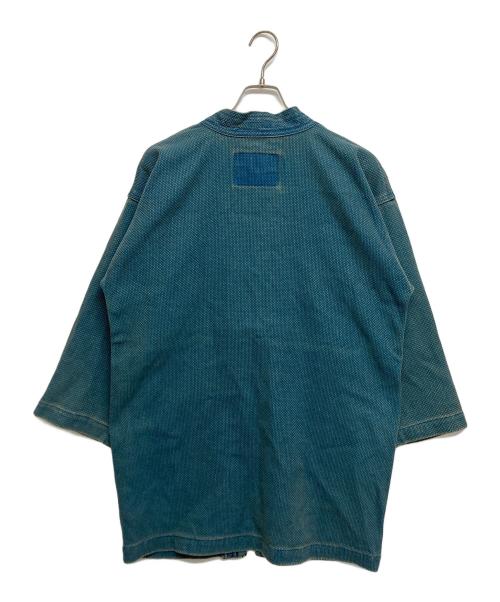 KOJIMA GENES（コジマジーンズ）KOJIMA GENES (コジマジーンズ) 刺し子 デニム 半纏　RNB-504UW ブルー サイズ:SIZE Mの古着・服飾アイテム
