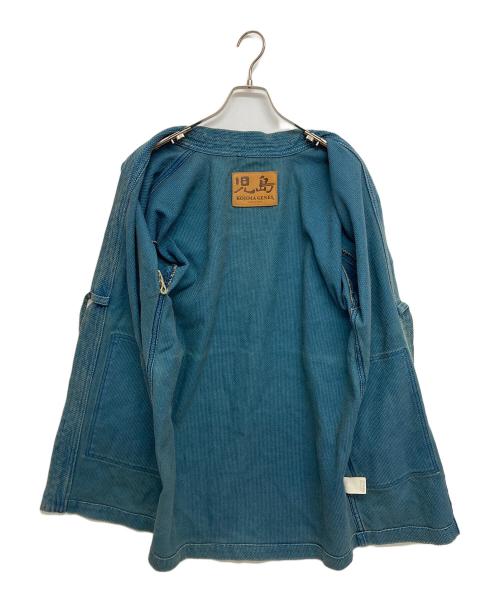KOJIMA GENES（コジマジーンズ）KOJIMA GENES (コジマジーンズ) 刺し子 デニム 半纏　RNB-504UW ブルー サイズ:SIZE Mの古着・服飾アイテム