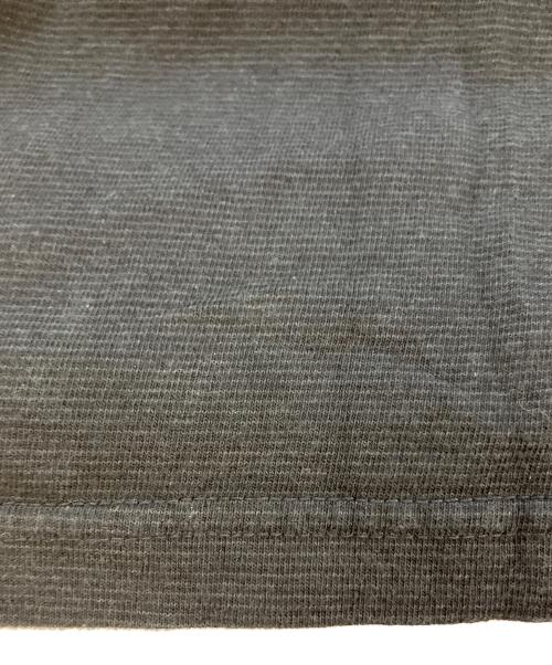 Graphpaper（グラフペーパー）Graphpaper (グラフペーパー) Gradient Border L/S Tee ブラック サイズ:SIZE2の古着・服飾アイテム
