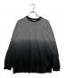 Graphpaper（グラフペーパー）の古着「Gradient Border L/S Tee」｜ブラック