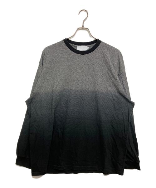 Graphpaper（グラフペーパー）Graphpaper (グラフペーパー) Gradient Border L/S Tee ブラック サイズ:SIZE2の古着・服飾アイテム