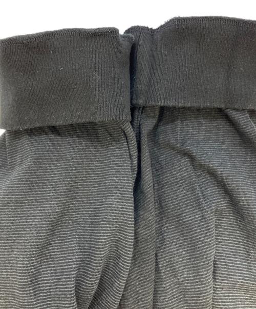 Graphpaper（グラフペーパー）Graphpaper (グラフペーパー) Gradient Border L/S Tee ブラック サイズ:SIZE2の古着・服飾アイテム