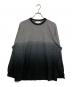 Graphpaper（グラフペーパー）の古着「Gradient Border L/S Tee」｜ブラック
